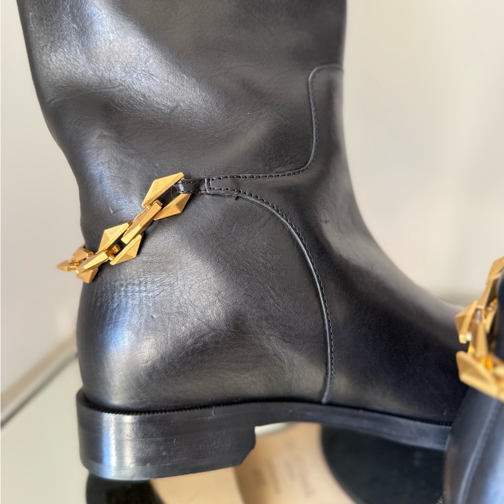 New Jimmy Choo Nell leather knee-high boots $1,695 39.5 - Picture 10 of 16